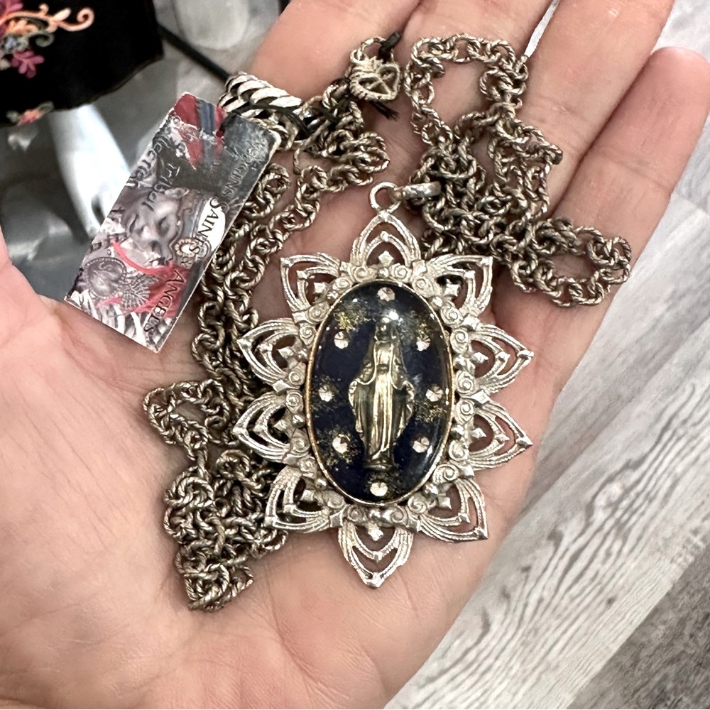 RARE! Virgin Saints & Angels Tribal Goddess Pendant